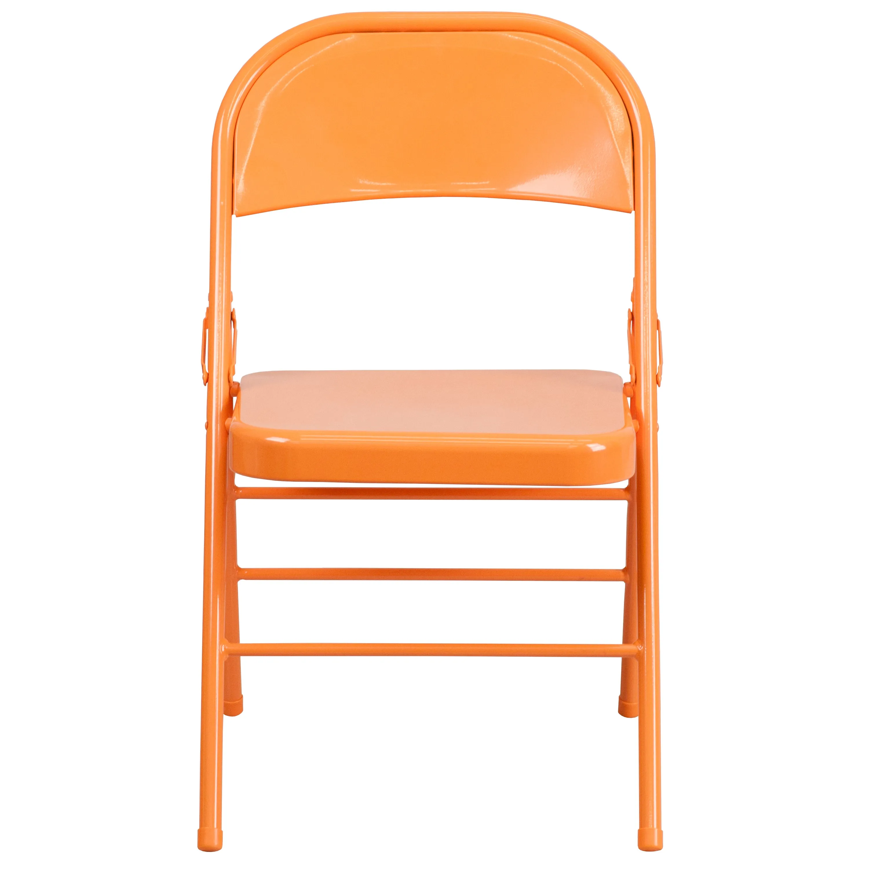 Orange Marmalade Folding Chair 2-HF3-ORANGE-GG