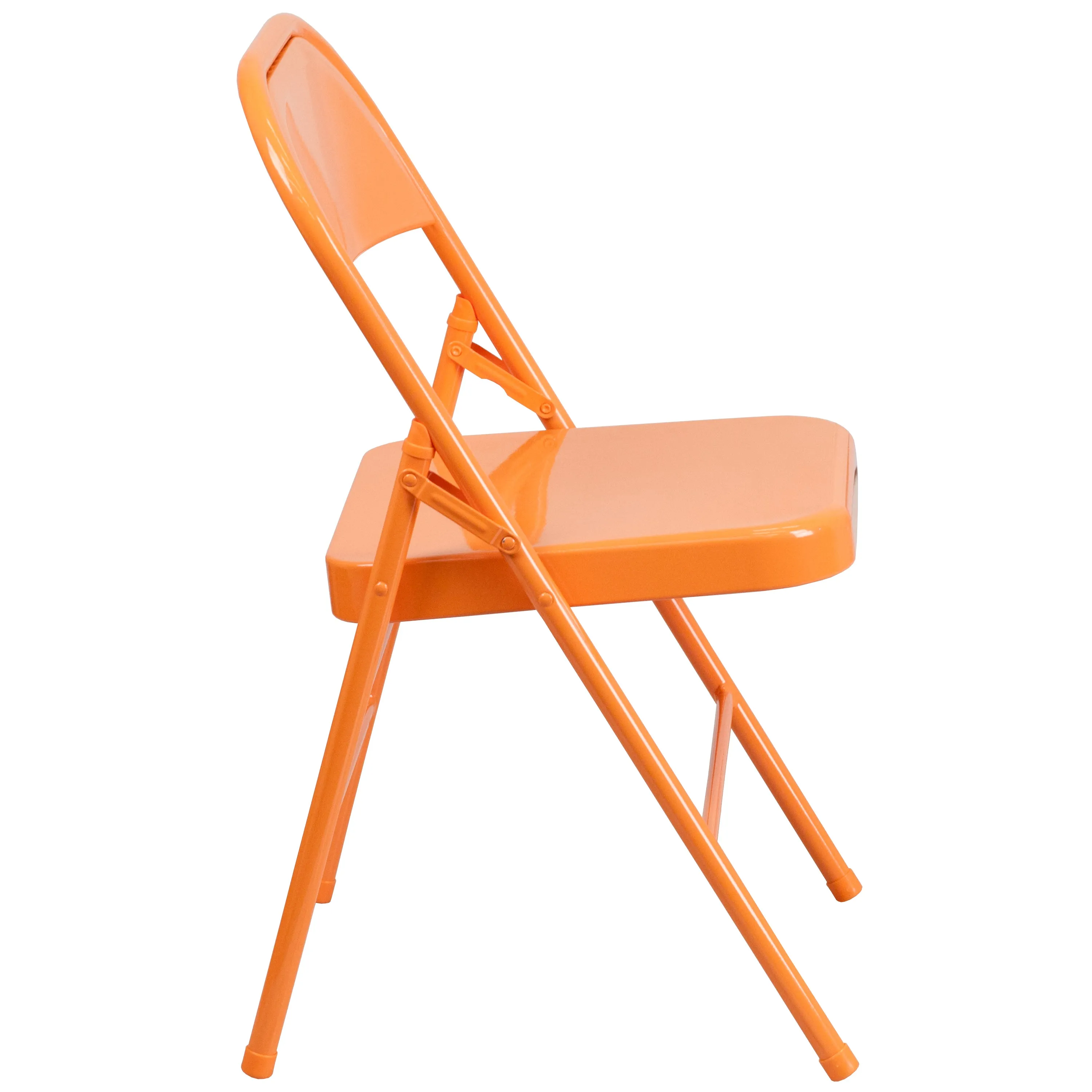 Orange Marmalade Folding Chair 2-HF3-ORANGE-GG