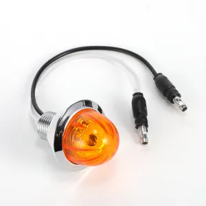 Partsam Mini Led Watermelon Lights With 2 plugs-Amber