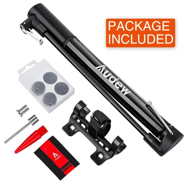 Portable 160PSI Floor Bike Pump Kit