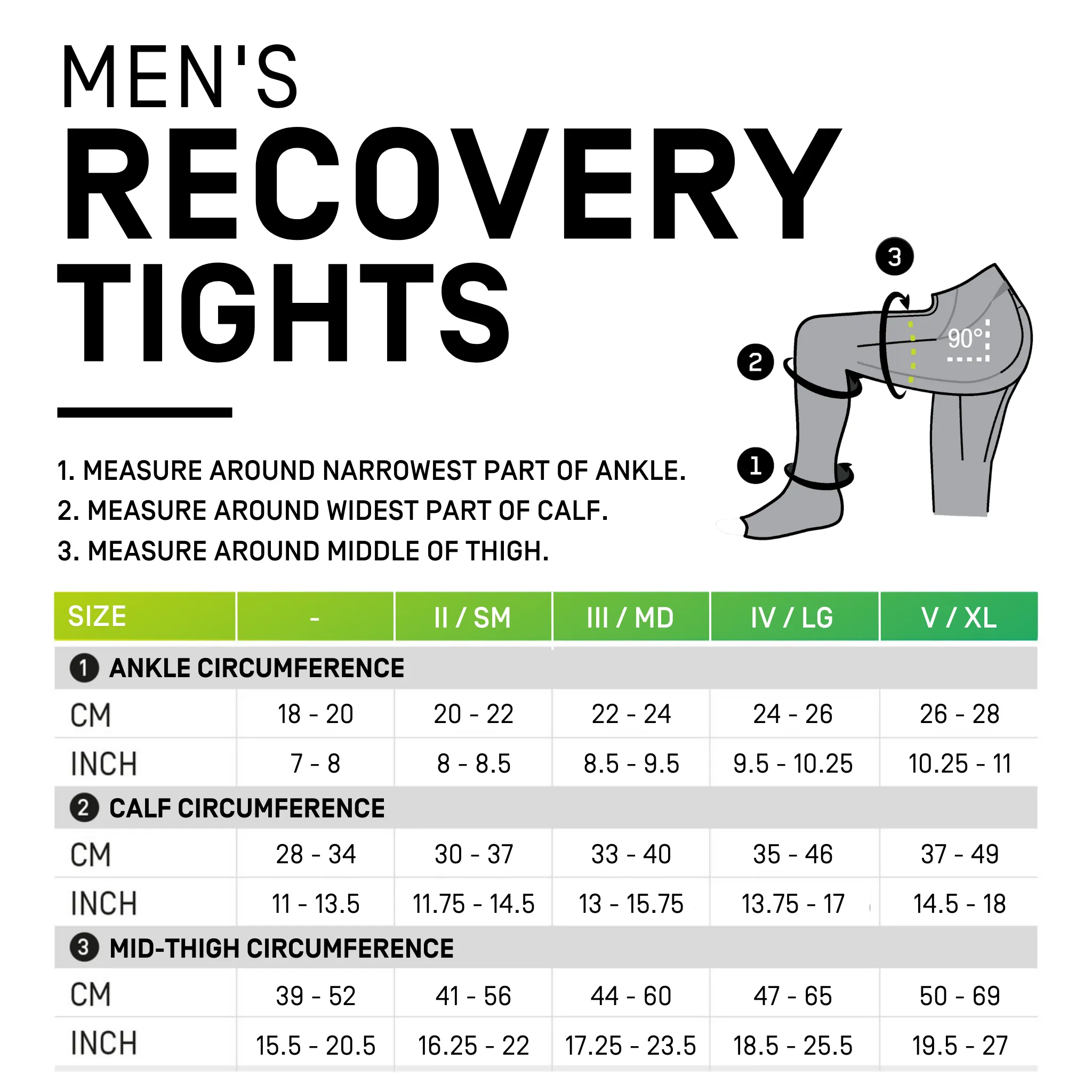 Pro Recovery Tights, Men