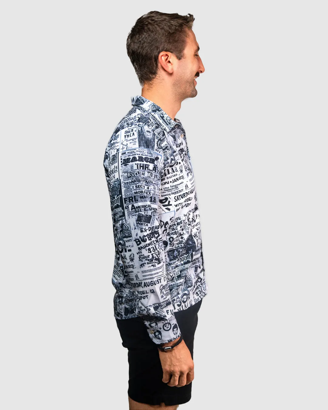 Punk Flyers Long-Sleeve Resort Shirt