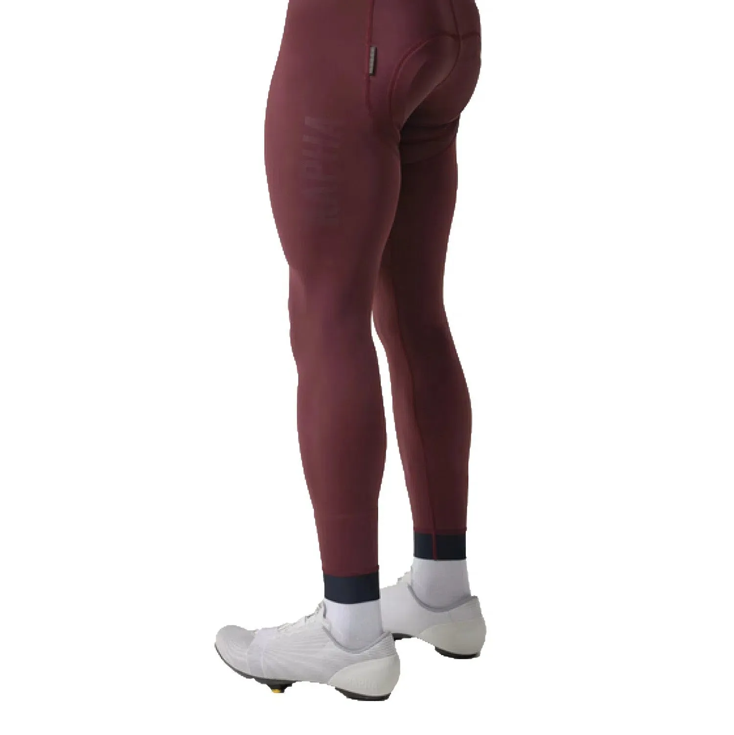 RAPHA Pro Team Training Tights with Pad AW2023 - SOU Burgundy AW2022