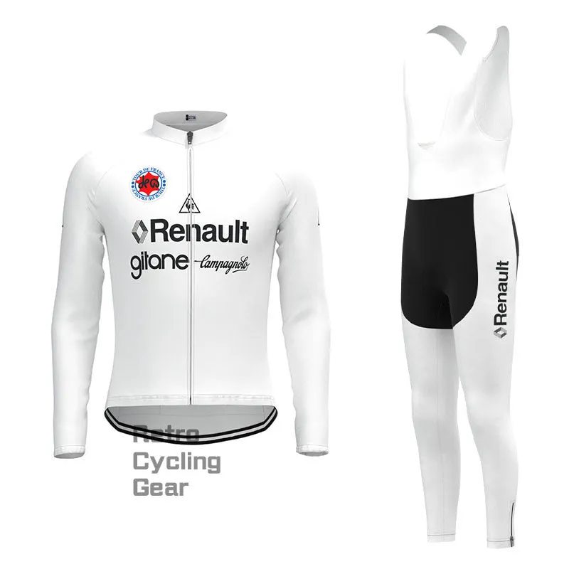 Renault Retro Long Sleeve Cycling Kit