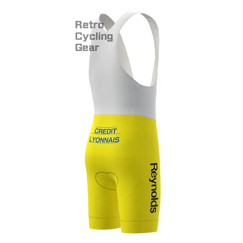 Reynolds Yellow Retro Cycling Shorts