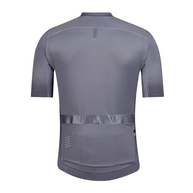 Santic Seron Jersey & Arok Grey Bib Shorts set