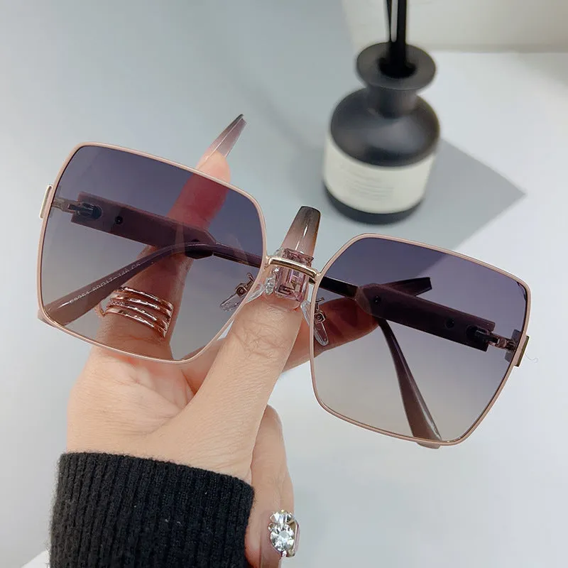 Sunglasses for women 2024 new style high-end big face slimming ladies driving anti-UV sun protection polarized sunglasses