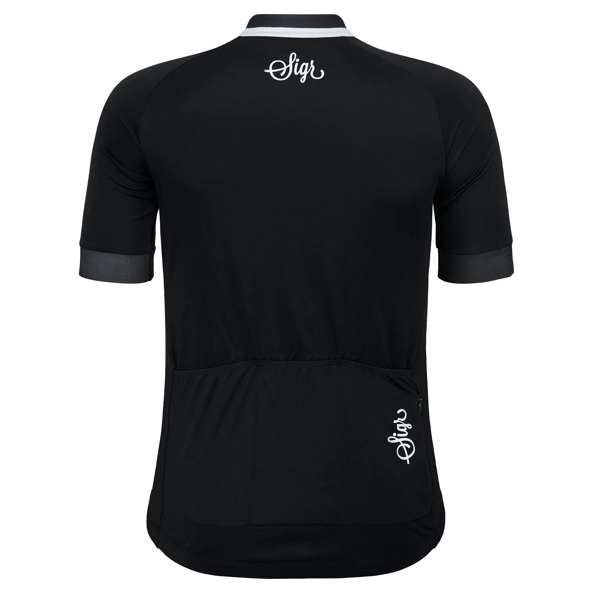 Svart Grus Men's Black Cycling Jersey