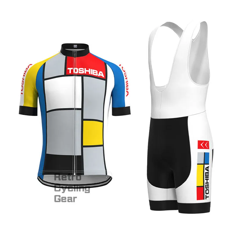 Toshiba Retro Long Sleeve Cycling Kit