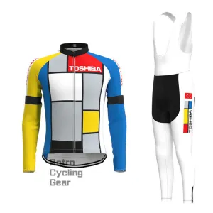 Toshiba Retro Long Sleeve Cycling Kit