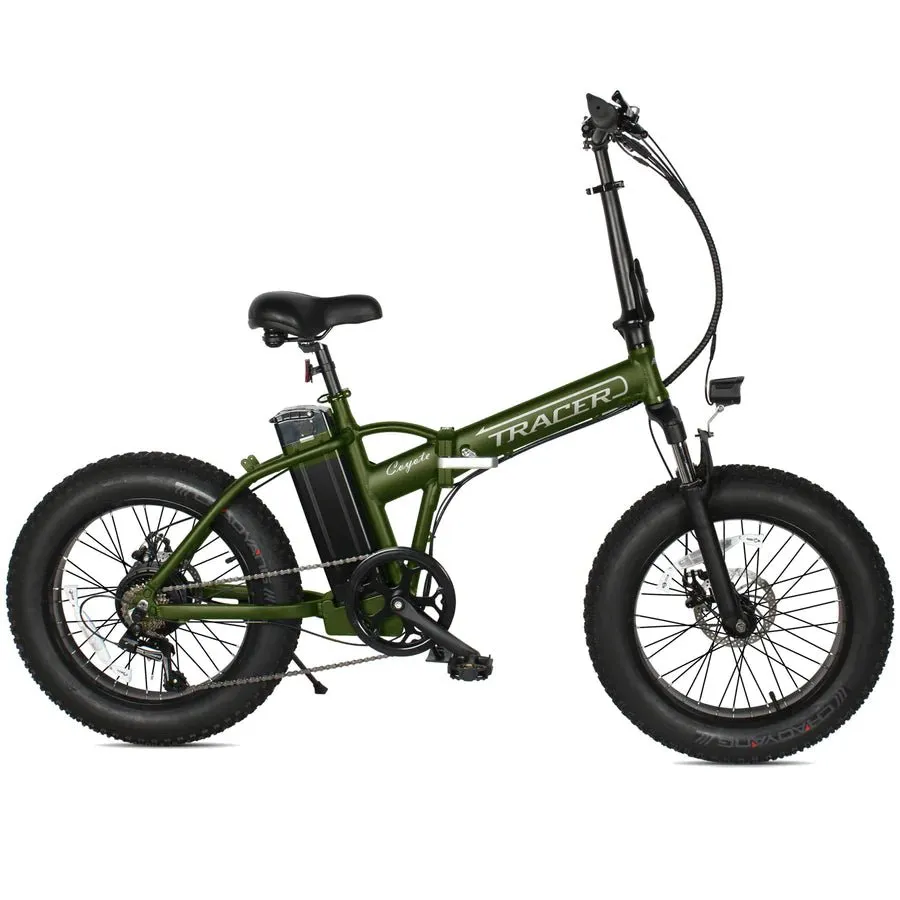 TRACER| COYOTE 20" 48V/12.5Ah 500W Folding Fat Tire Electric Bike