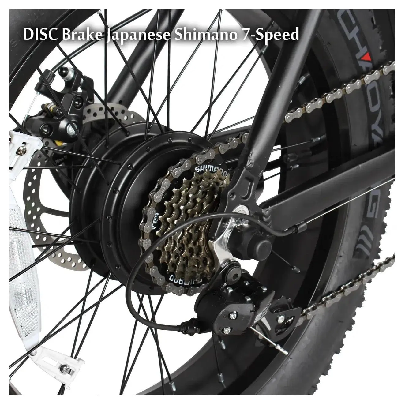 TRACER| COYOTE 20" 48V/12.5Ah 500W Folding Fat Tire Electric Bike