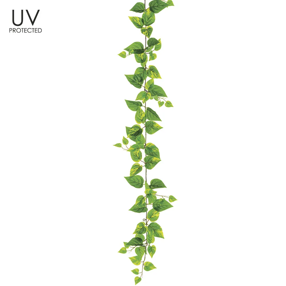 UV Protected Pothos Leaf Garland