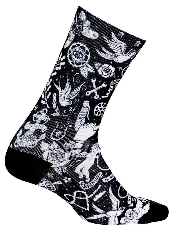 Velo Tattoo Cycling Socks