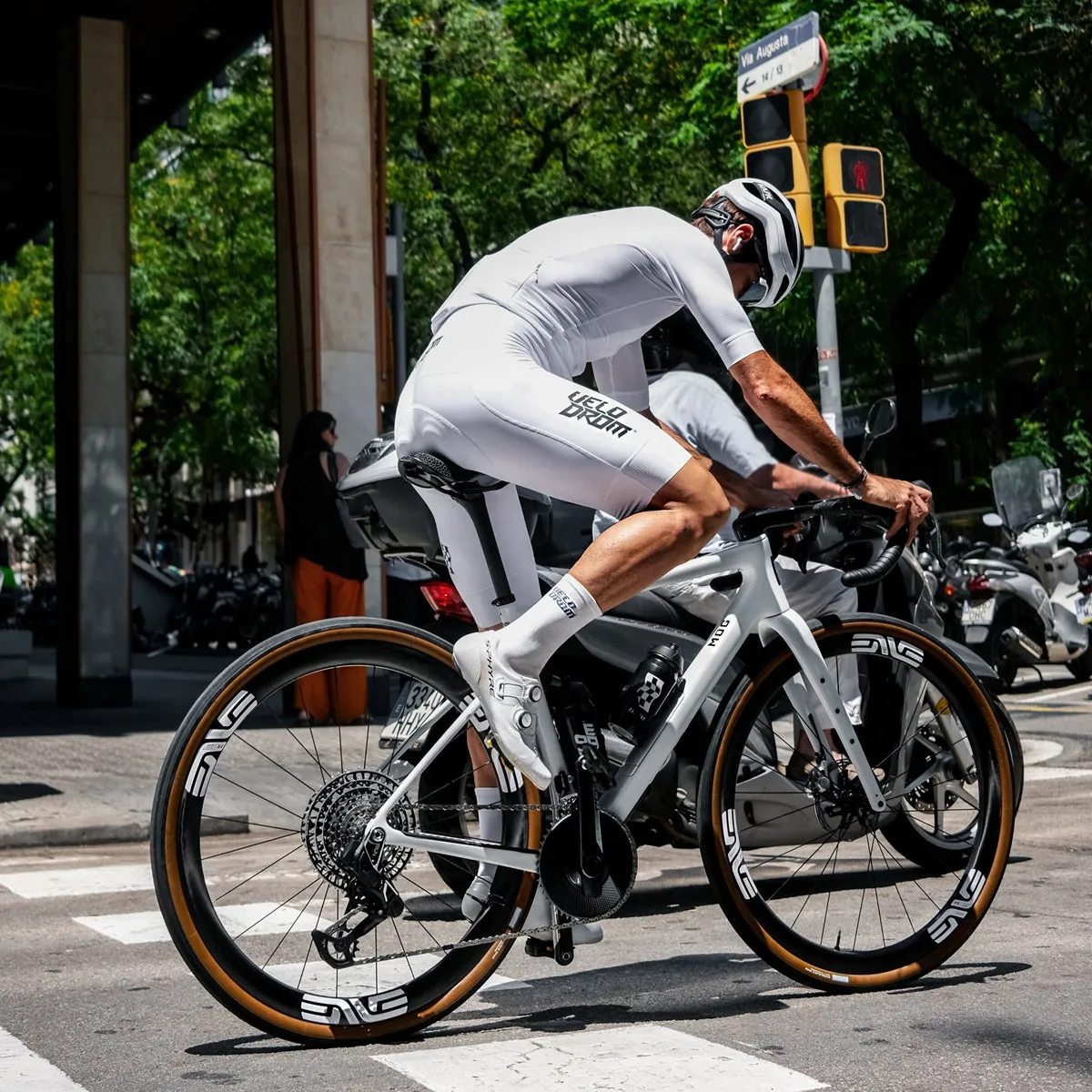 VELODROM RaceDay Bib Shorts - Racing White