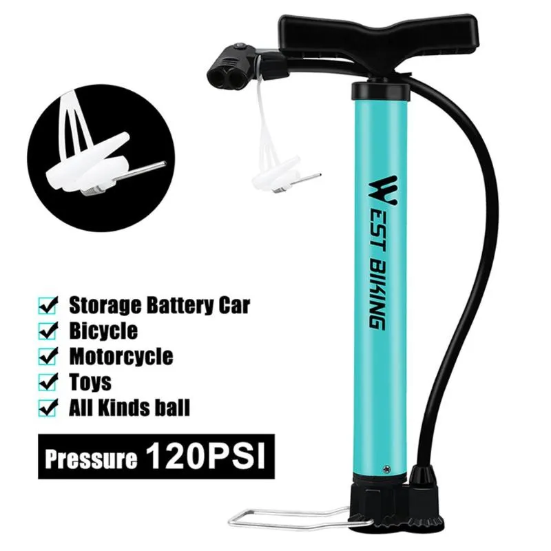 WEST BIKING Portable High Pressure Bike Pump